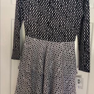 Gorgeous Black and White LuLaRoe Georgia Dress